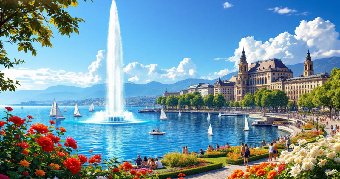 découvrez l'emblématique jet d'eau de genève, une source majestueuse située sur le lac léman. apprenez où le trouver et explorez les environs de cette célèbre attraction qui fait la fierté de la ville. parfait pour les photographes et les amateurs de paysages, le jet d'eau est un incontournable lors de votre visite à genève.