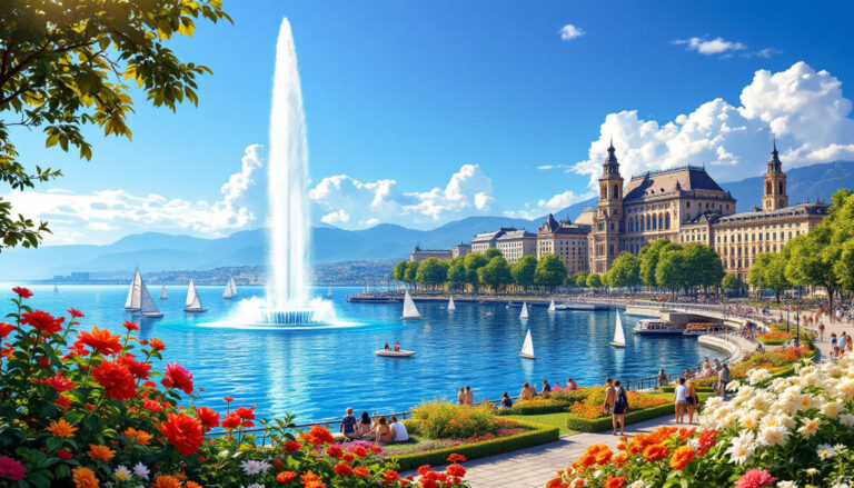 découvrez l'emblématique jet d'eau de genève, une source majestueuse située sur le lac léman. apprenez où le trouver et explorez les environs de cette célèbre attraction qui fait la fierté de la ville. parfait pour les photographes et les amateurs de paysages, le jet d'eau est un incontournable lors de votre visite à genève.