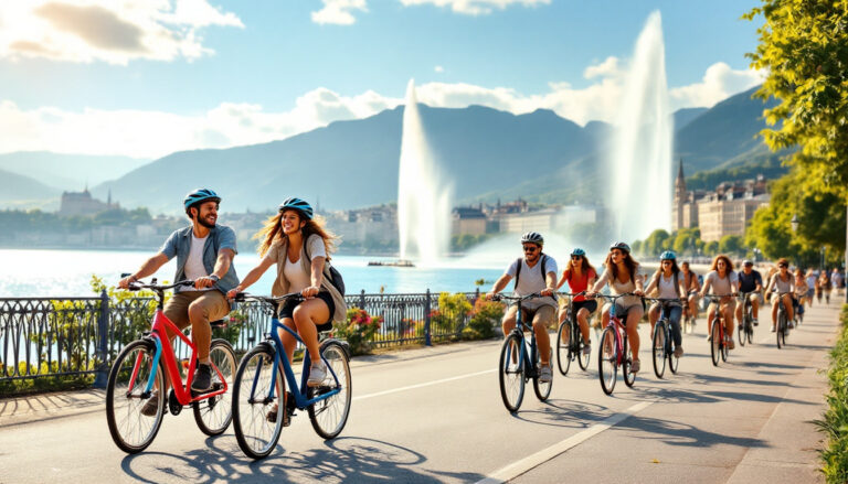 découvrez genève de manière originale et ludique en vélo ! explorez ses paysages pittoresques, ses sites emblématiques et ses charmants quartiers tout en profitant de l'air frais. suivez notre guide pour savoir comment optimiser votre visite à vélo, choisir les meilleurs itinéraires et profiter des attractions incontournables de la ville.