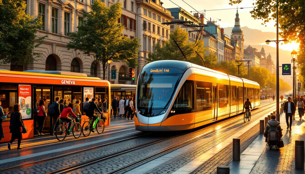 découvrez les différentes options de transport en commun disponibles à genève pour explorer la ville facilement. que ce soit le tram, le bus ou le train, trouvez le moyen idéal pour profiter de votre séjour tout en voyageant confortablement.