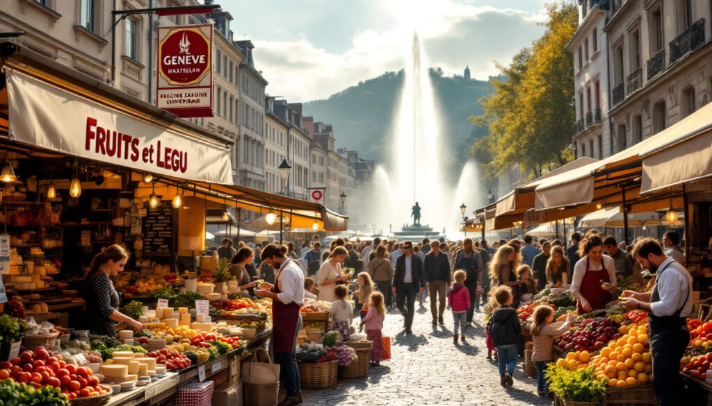 découvrez les marchés locaux incontournables de genève ! plongez dans un monde de saveurs, d'artisanat et de produits frais, tout en parcourant des lieux animés qui reflètent la diversité culturelle de cette belle ville suisse.