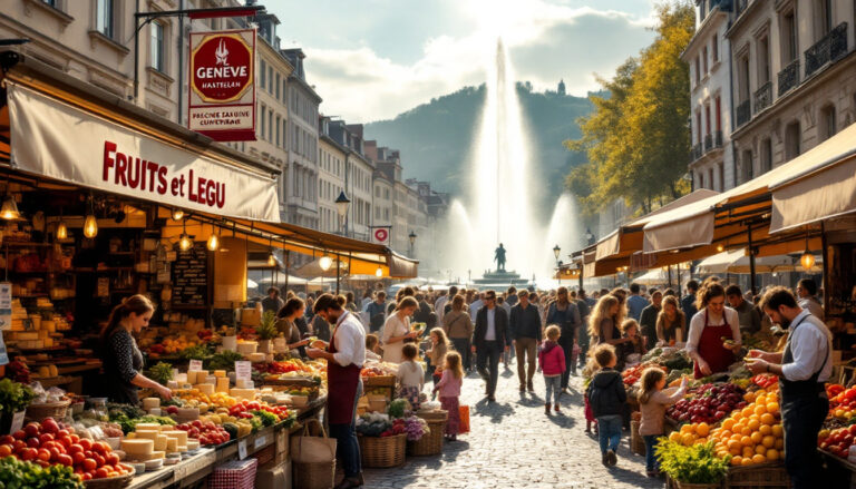 découvrez les marchés locaux incontournables de genève ! plongez dans un monde de saveurs, d'artisanat et de produits frais, tout en parcourant des lieux animés qui reflètent la diversité culturelle de cette belle ville suisse.
